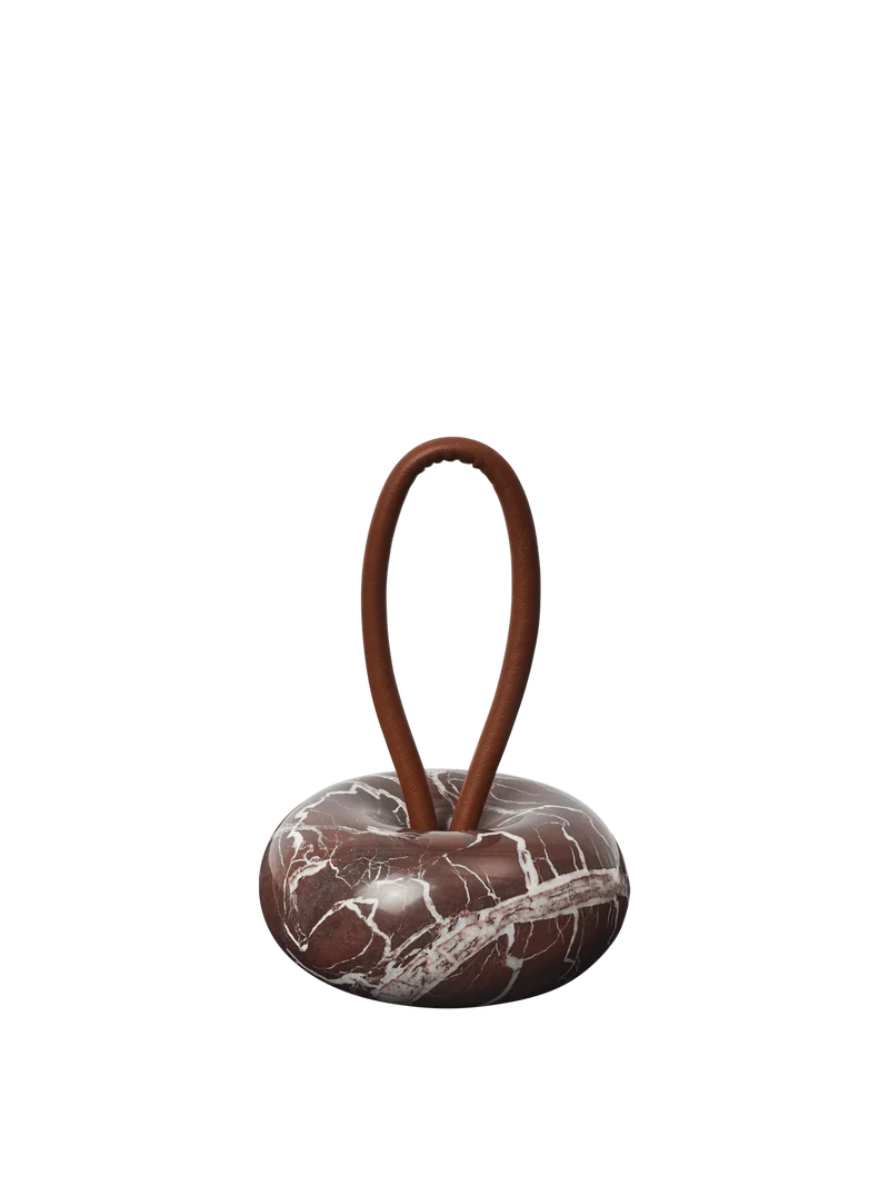 Wa Door Stopper - Rosso Levanto Marble