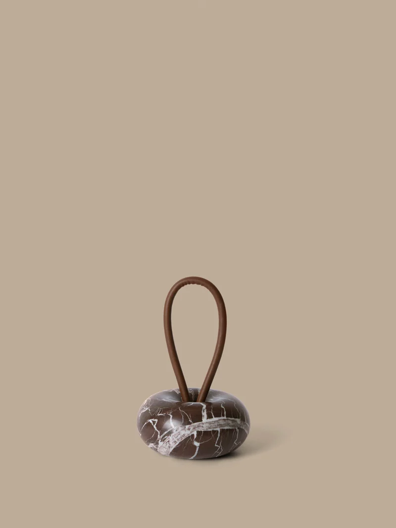 Wa Door Stopper - Rosso Levanto Marble