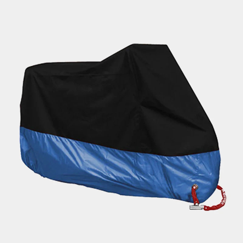 Housse Pour Moto Moktra Noir et Bleu