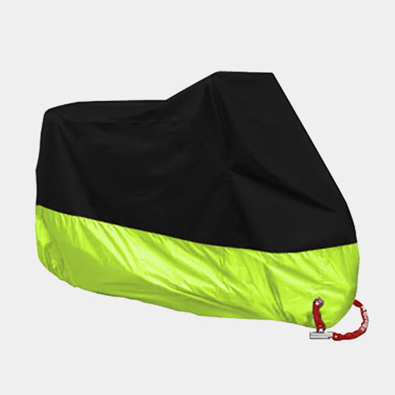 Housse De Protection Pour Moto Moktra Noir et Vert