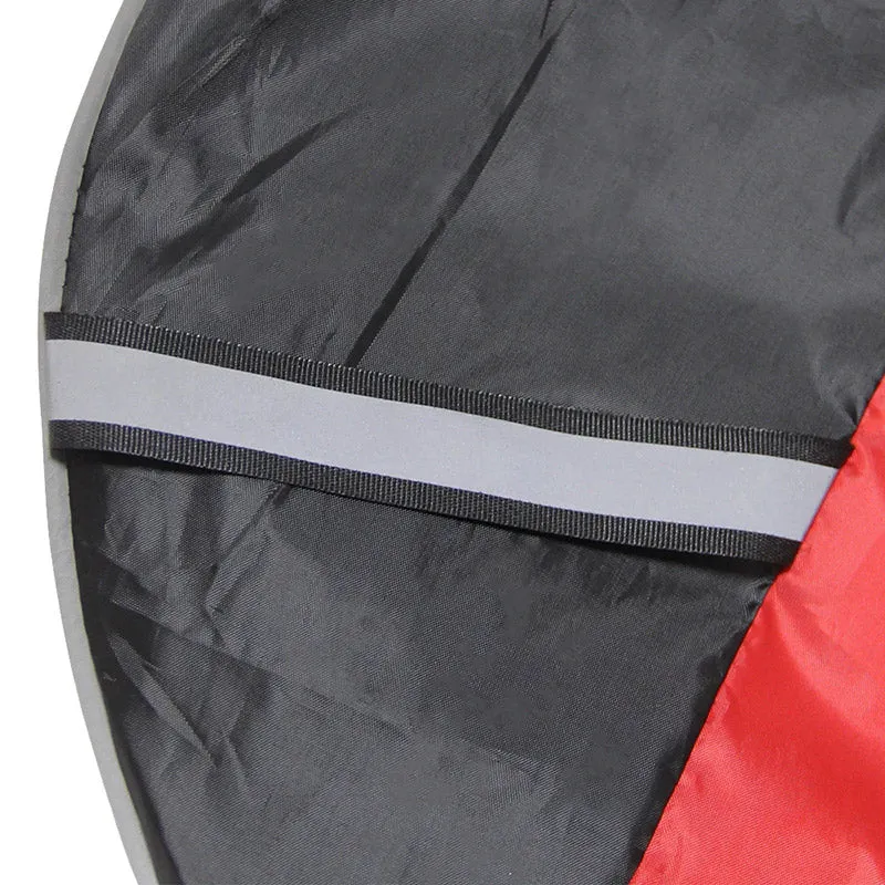 Housse Moto Extérieure Armotex Noir Et Rouge