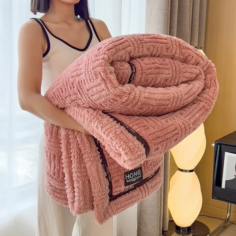 Plaid Polaire Pour Canapé Rose