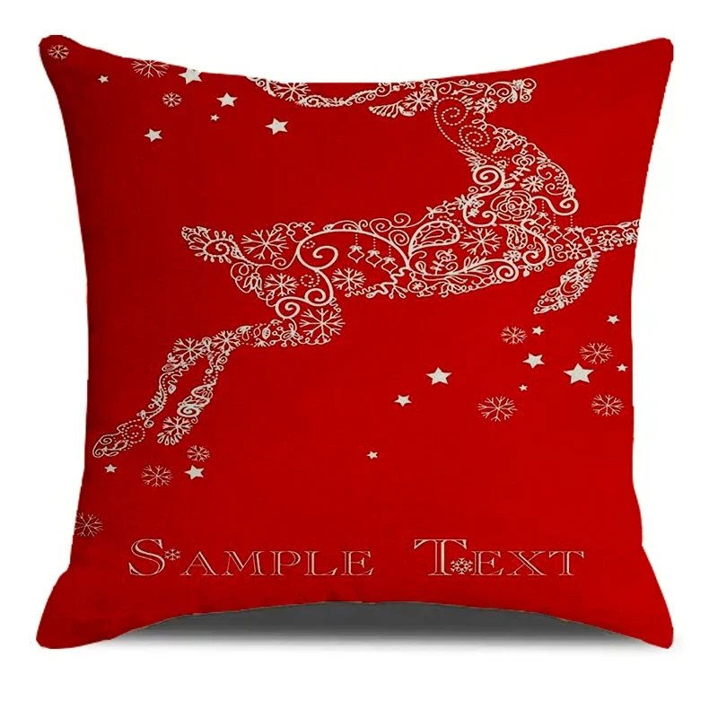 House de coussin de noël 50 x 50 cm