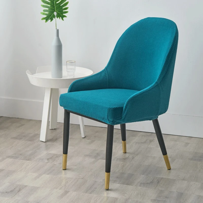 Housse de chaise scandinave Bjorli Bleu canard