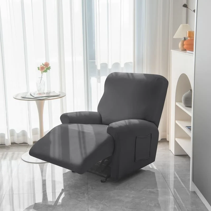 Housse de Fauteuil Relax Gris Foncé