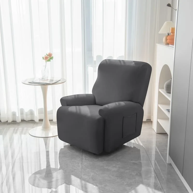 Housse de Fauteuil Relax Gris Foncé