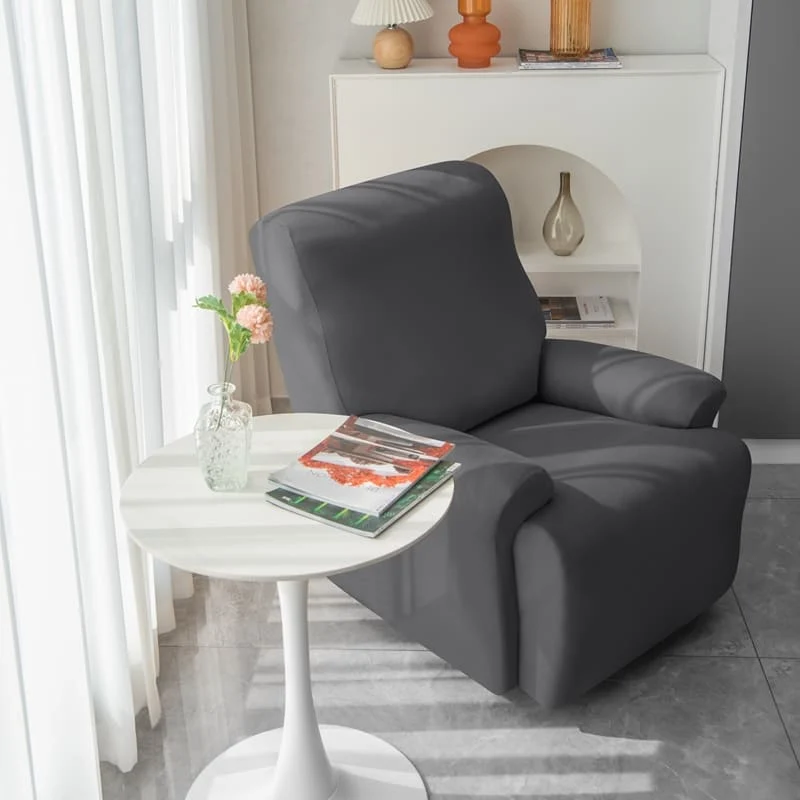 Housse de Fauteuil Relax Gris Foncé