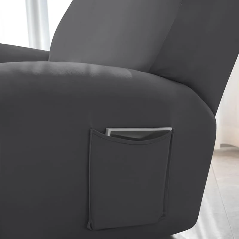 Housse de Fauteuil Relax Gris Foncé