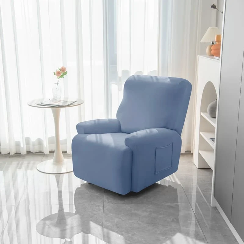 Housse de Fauteuil Relax Bleu gris