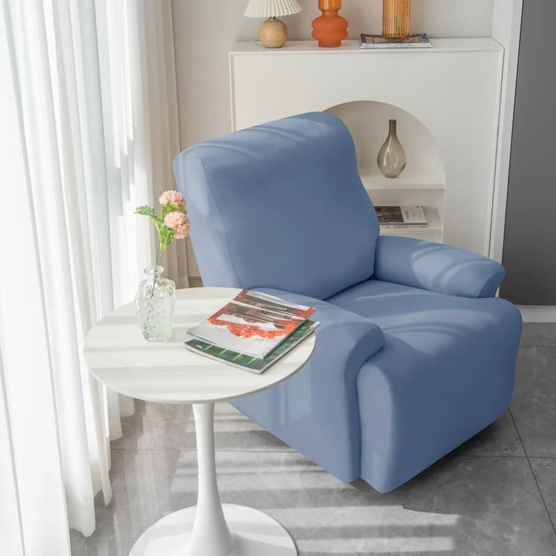 Housse de Fauteuil Relax Bleu gris