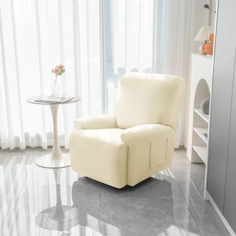 Housse de Fauteuil Relax Blanc Cassé