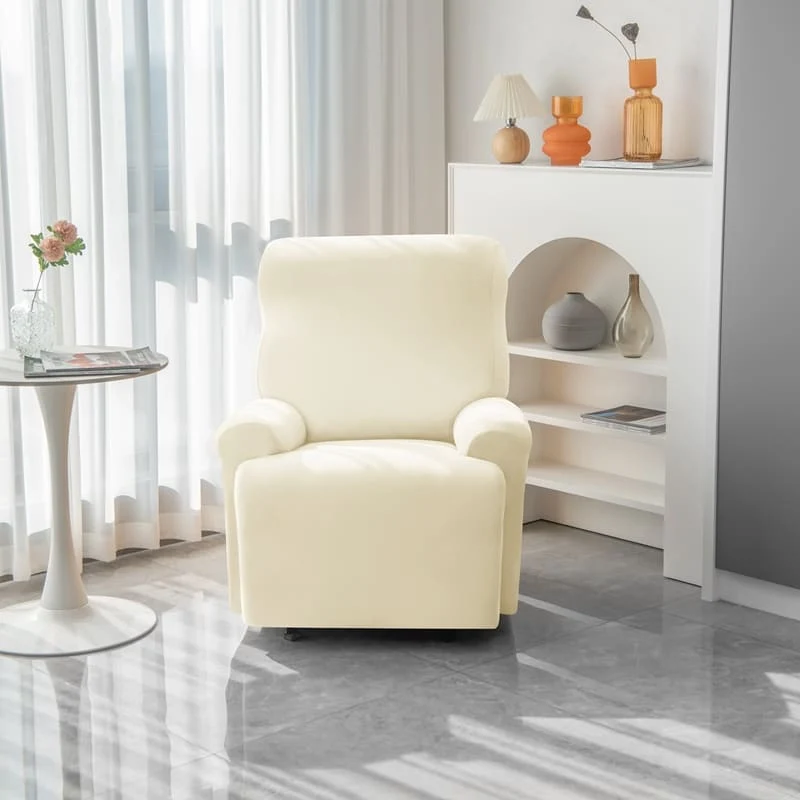 Housse de Fauteuil Relax Blanc Cassé