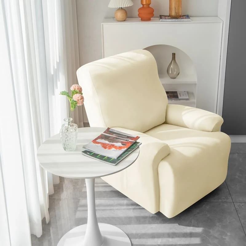 Housse de Fauteuil Relax Blanc Cassé