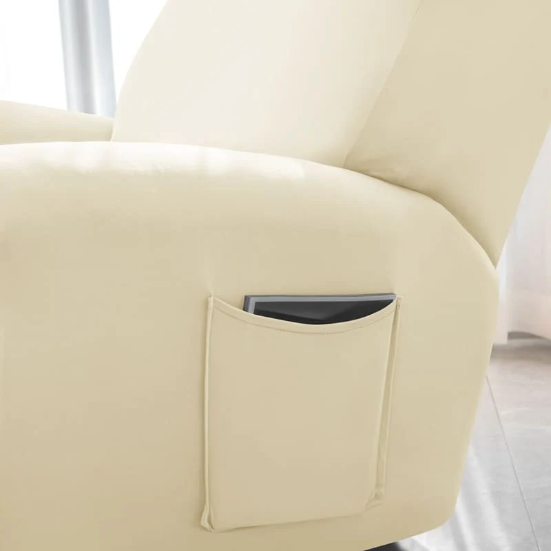Housse de Fauteuil Relax Blanc Cassé