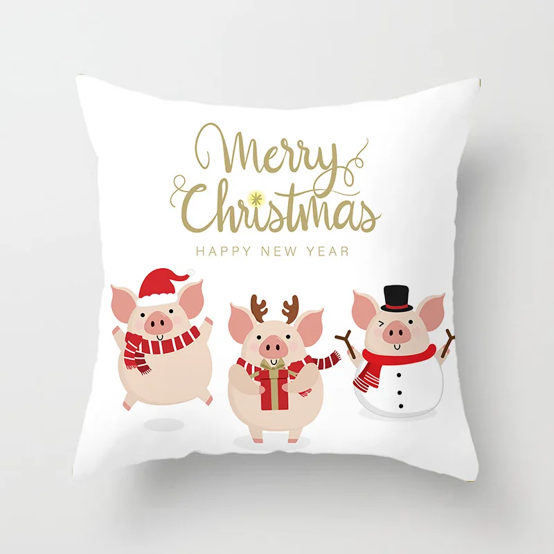 Housse de coussin de noël