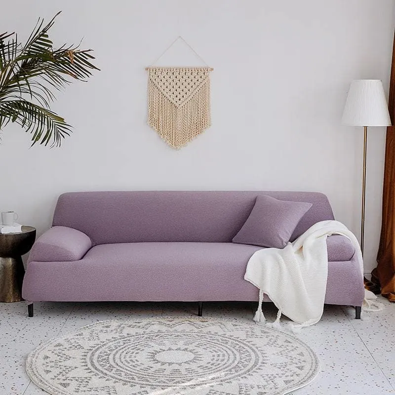 Housse de Canapé Imperméable Gris Lavande