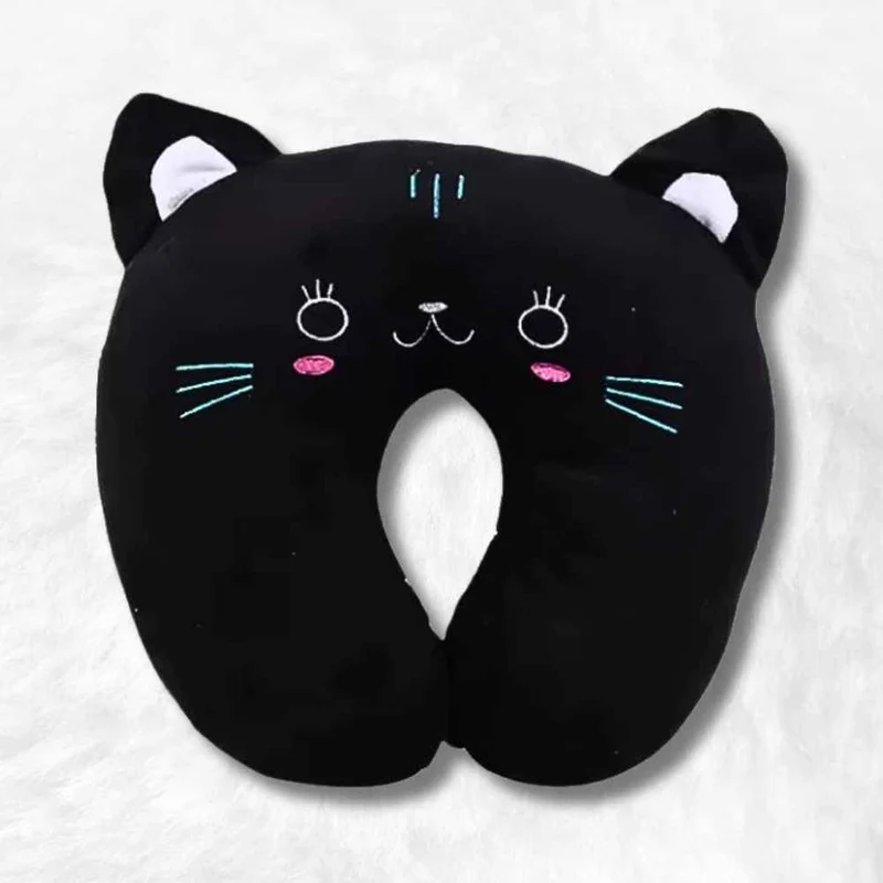 Coussin de Voyage chat noir !