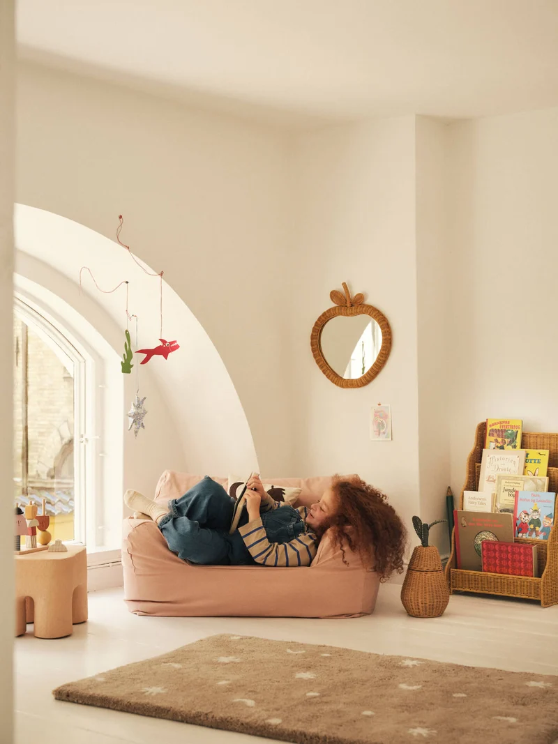 Billow Bean Bag - Rose