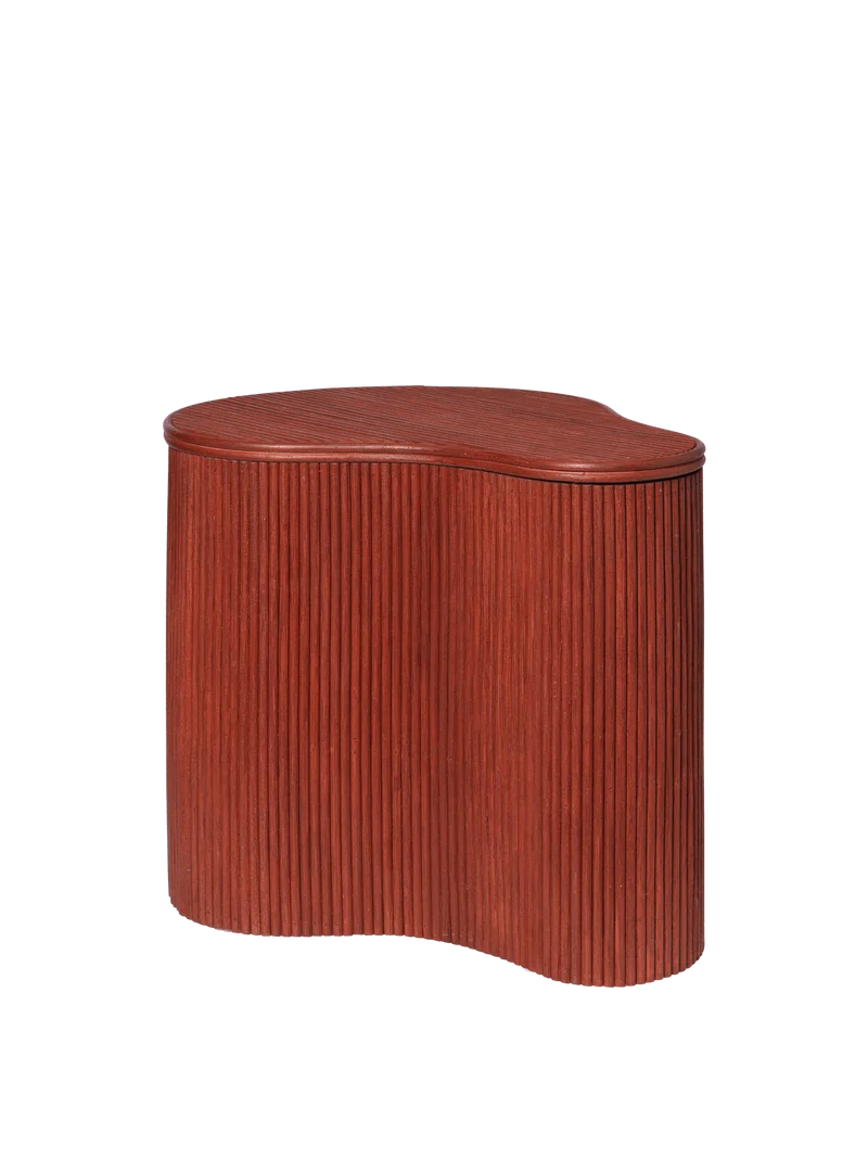 Isola Storage Table - Oxide Red