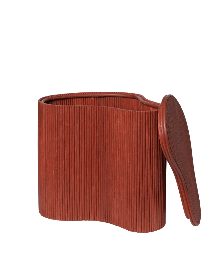 Isola Storage Table - Oxide Red