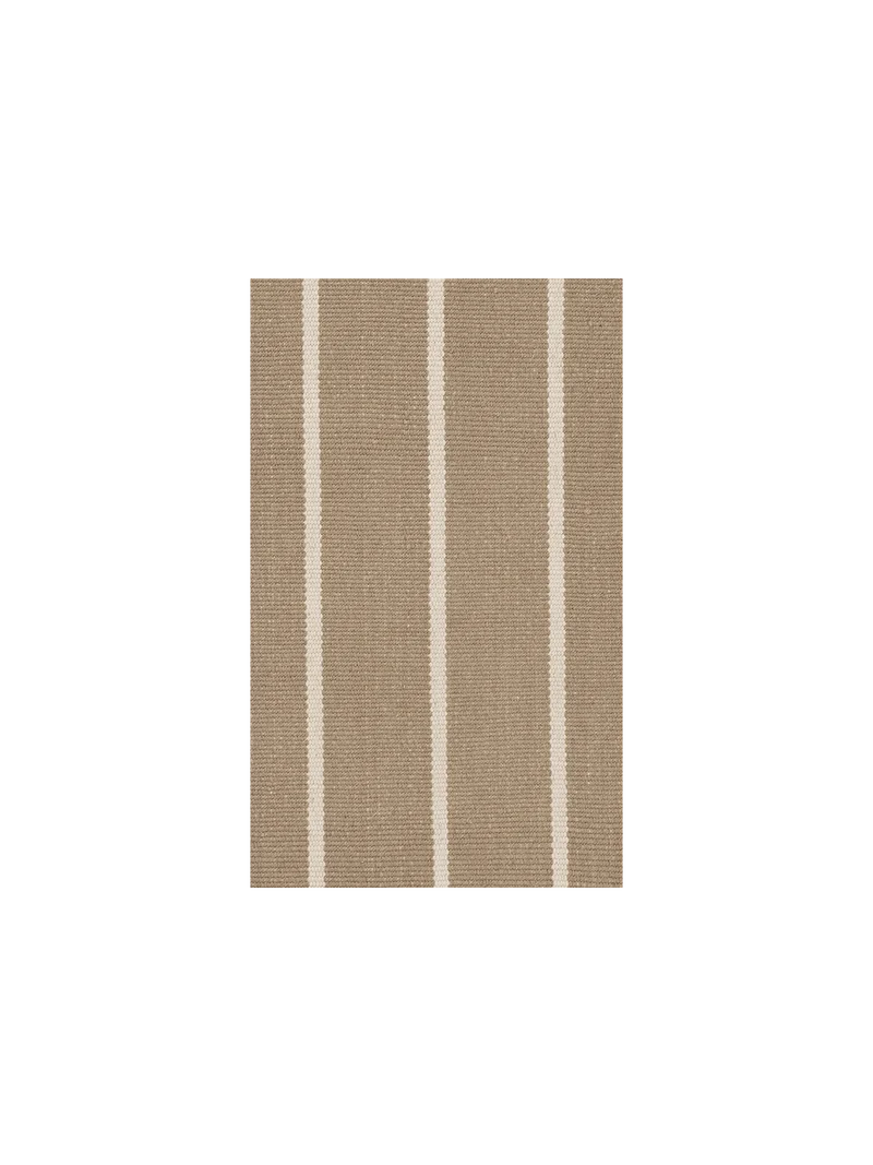 Rug Sample - Calm Kelim - Dark Sand/Off-white