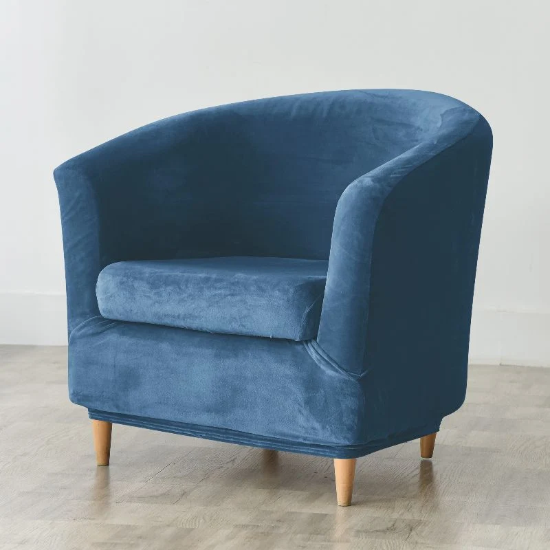 Housse de fauteuil cabriolet Velours bleu