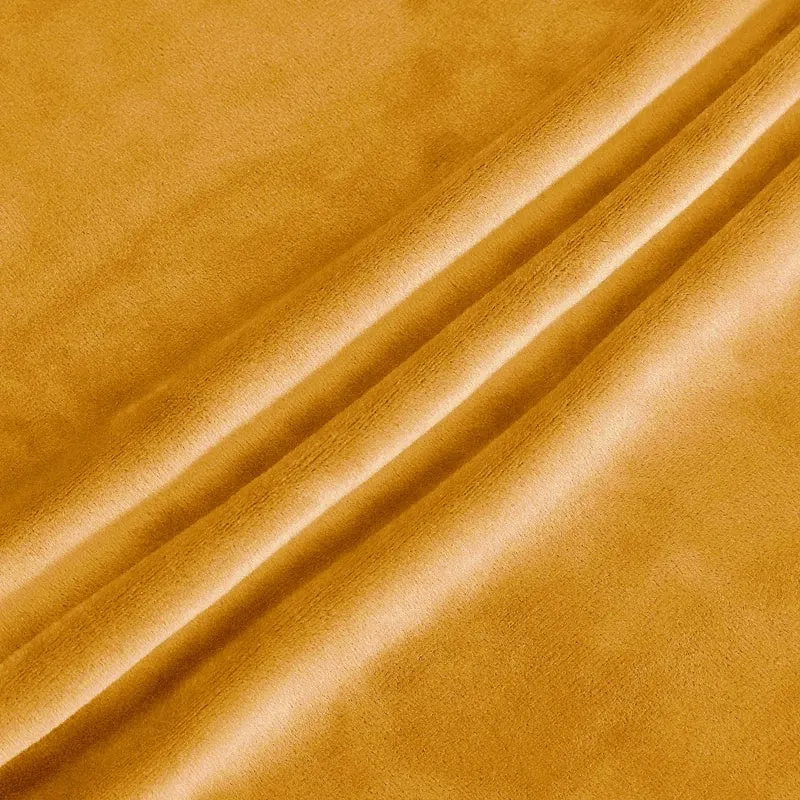 Housse de fauteuil cabriolet Velours jaune doré