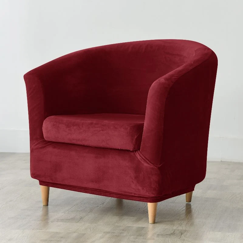Housse de fauteuil cabriolet Velours bordeaux