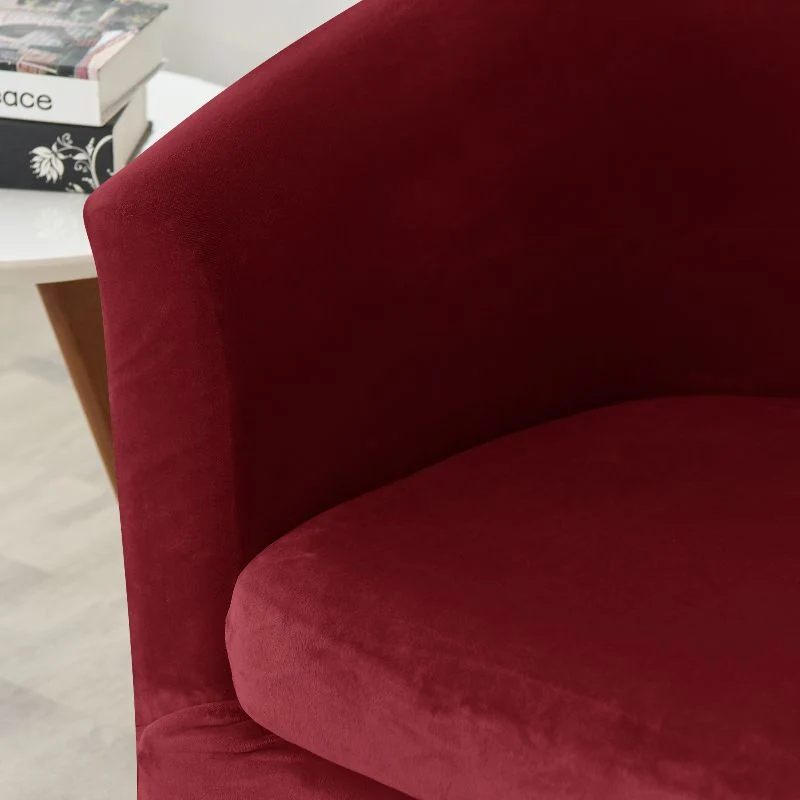 Housse de fauteuil cabriolet Velours bordeaux