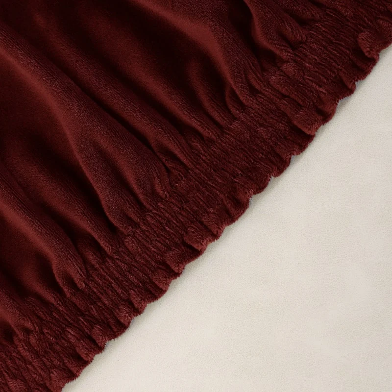 Housse de fauteuil cabriolet Velours bordeaux
