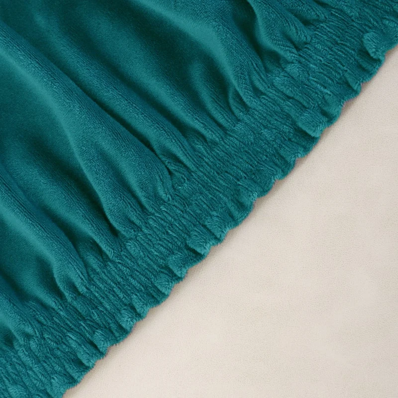 Housse de fauteuil cabriolet Velours bleu tiffany