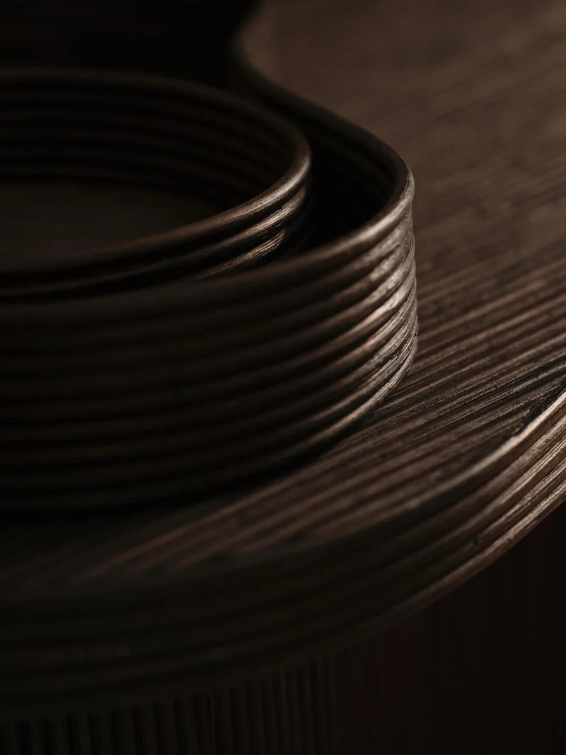 Isola Trays - Set of 2 - Dark Stained