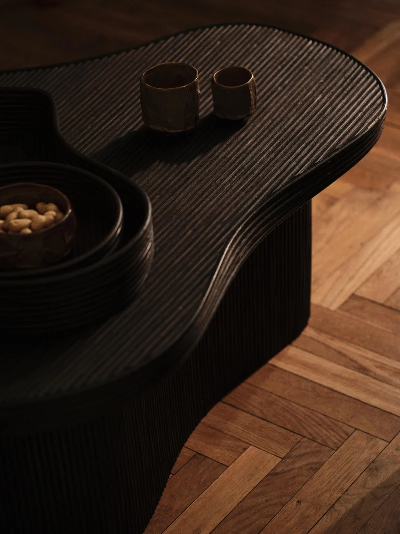 Isola Trays - Set of 2 - Dark Stained
