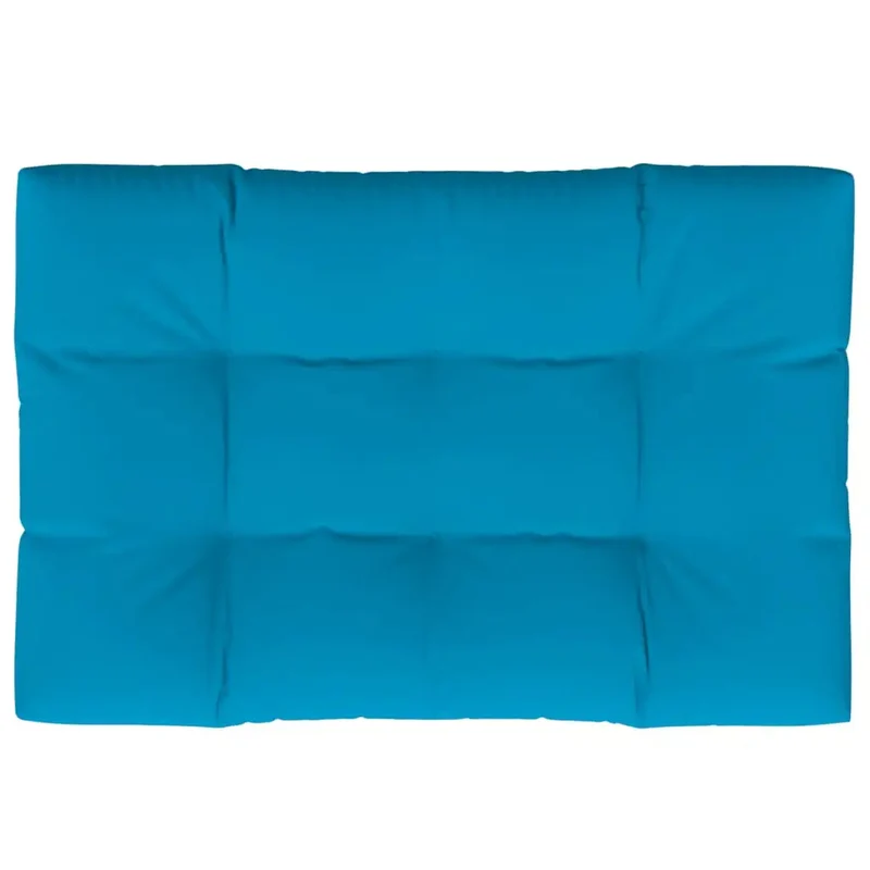 Coussin palette imperméable de couleur bleue