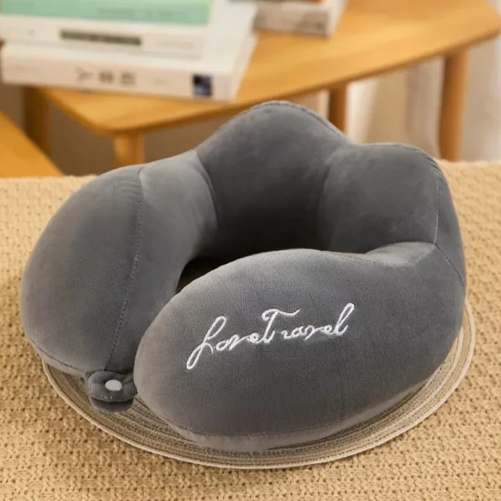 Coussin cervical avion en forme de U