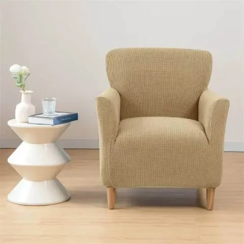 Housse de Fauteuil Crapaud Beige - Sobriété et Protection