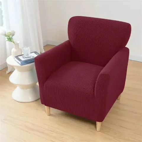 Housse de Fauteuil Crapaud Rouge - Sobriété et Protection