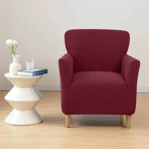 Housse de Fauteuil Crapaud Rouge - Sobriété et Protection