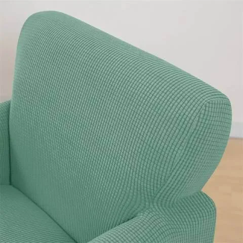 Housse de Fauteuil Crapaud Vert Menthe - Sobriété et Protection