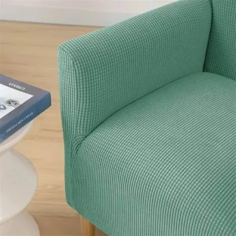 Housse de Fauteuil Crapaud Vert Menthe - Sobriété et Protection