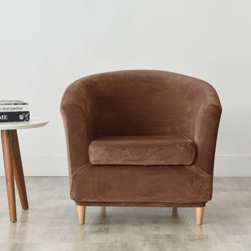 Housse de fauteuil cabriolet Velours Marron