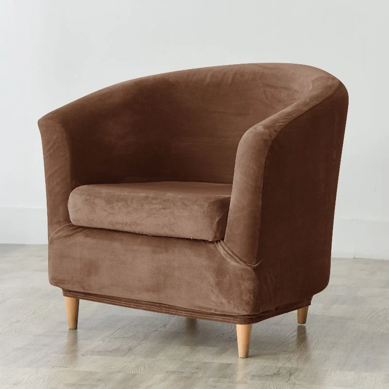 Housse de fauteuil cabriolet Velours Marron