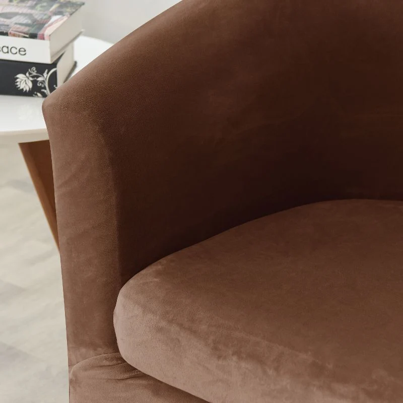 Housse de fauteuil cabriolet Velours Marron