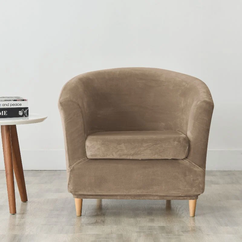 Housse de fauteuil cabriolet Velours Camel