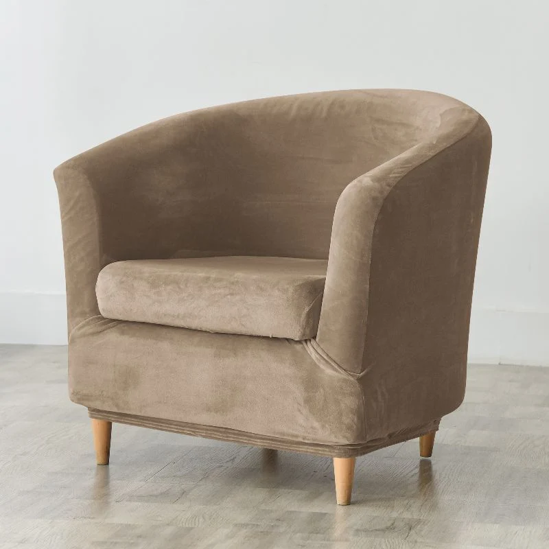 Housse de fauteuil cabriolet Velours Camel