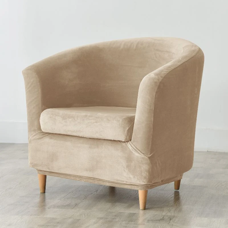 Housse de fauteuil cabriolet Velours beige