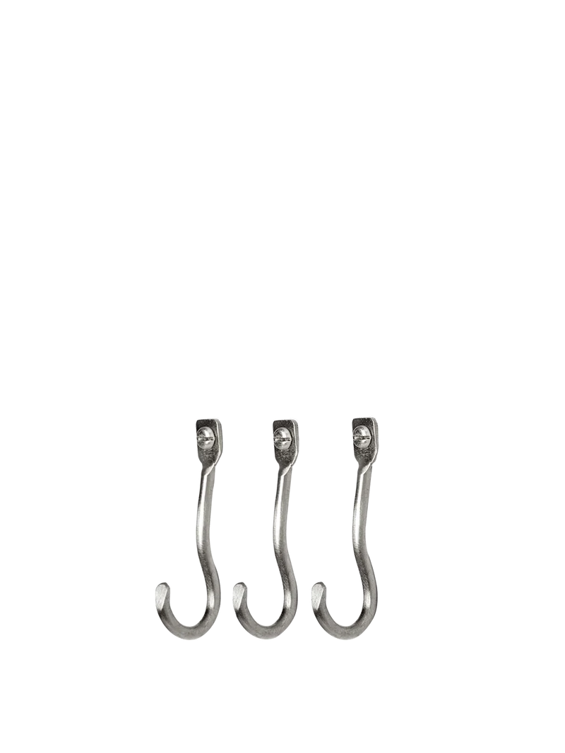 Curvature Hooks - Set of 3 - Stainless Steel