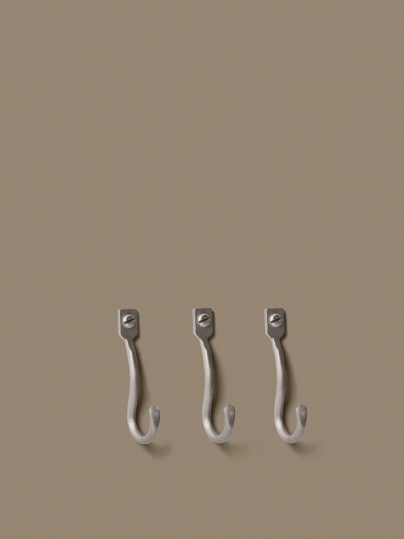 Curvature Hooks - Set of 3 - Stainless Steel