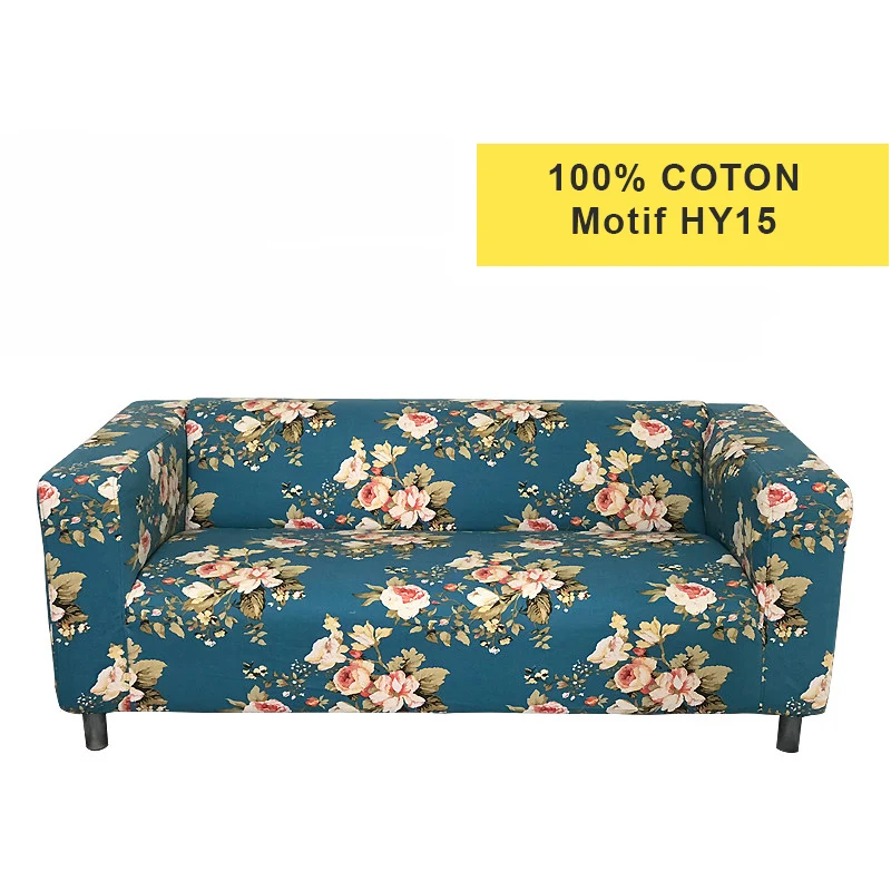 Housse pour canapé IKEA KLIPPAN motifs imprimés 100% coton