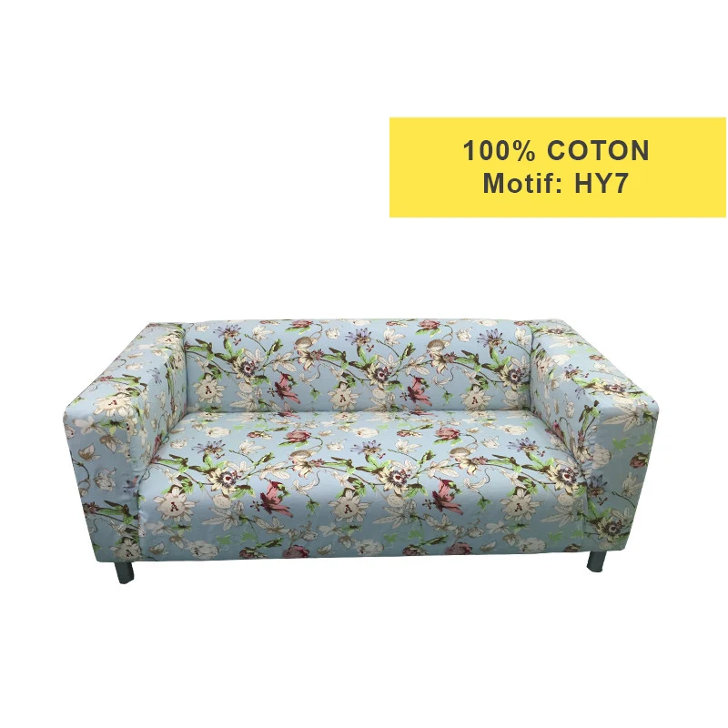 Housse pour canapé IKEA KLIPPAN motifs imprimés 100% coton